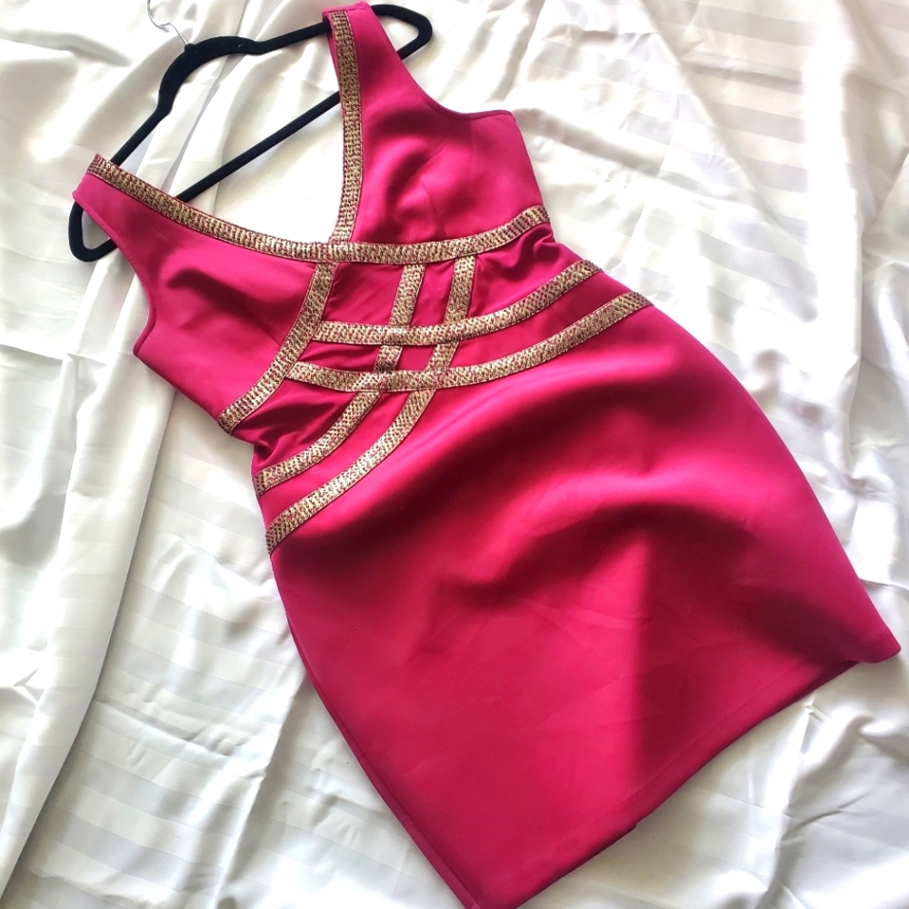 Pink XL Bodycon Dress